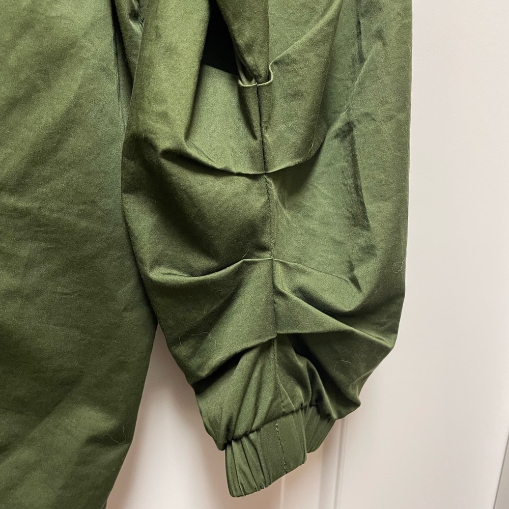 CAbi #5478 Expedition Jacket Sz Large Women’s Army Green Trench Excellent Condi - Picture 4 of 10
